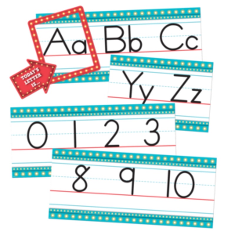 Marquee Alphabet Line Bulletin Board Display Set