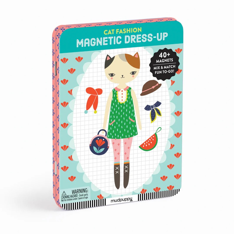 Mudpuppy Magnetic Dress-Up Cat Fashion