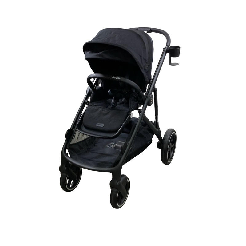 Cybex Gazelle S Modular Stroller, 2023, Black Frame, Moon Black