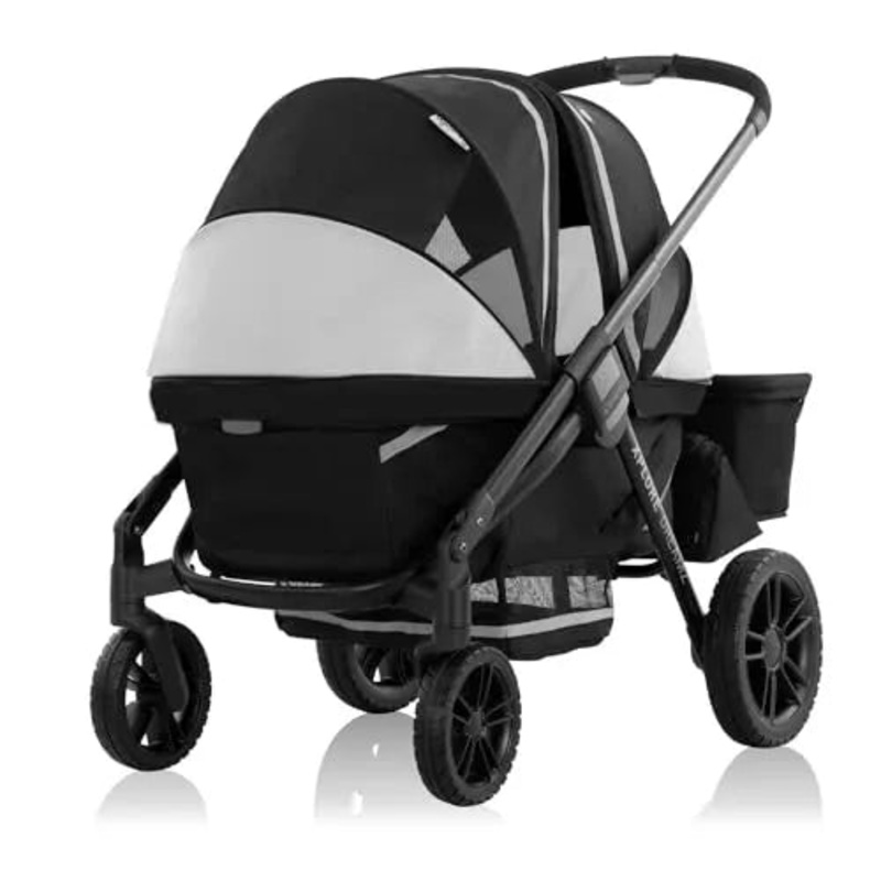 Pivot Xplore Dreamz All-Terrain Wagon with Bassinet Insert – Jetsetter Black