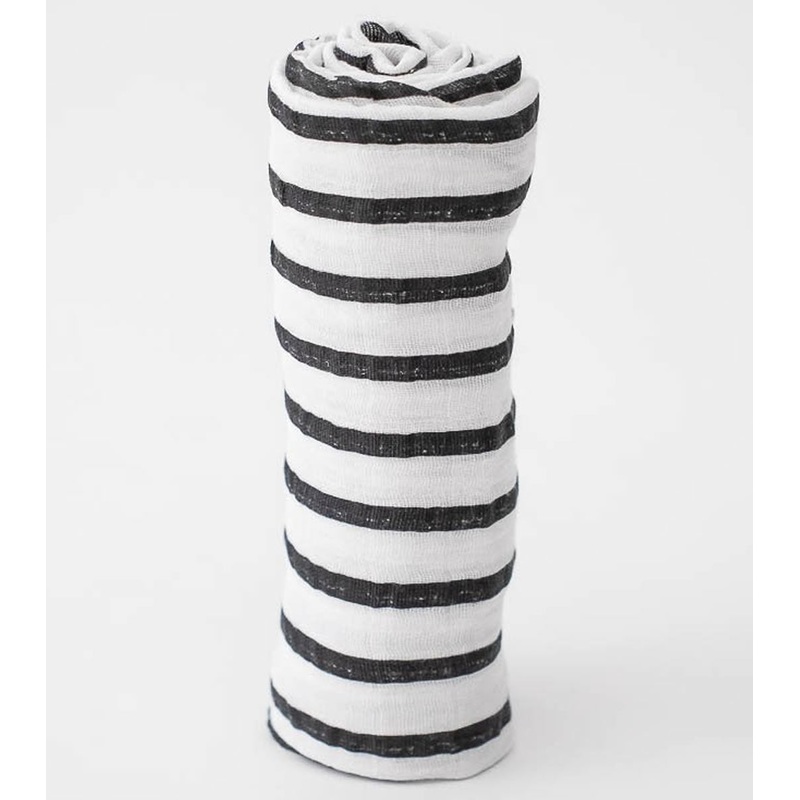 Little Unicorn Cotton Muslin Swaddle – Breton Stripes