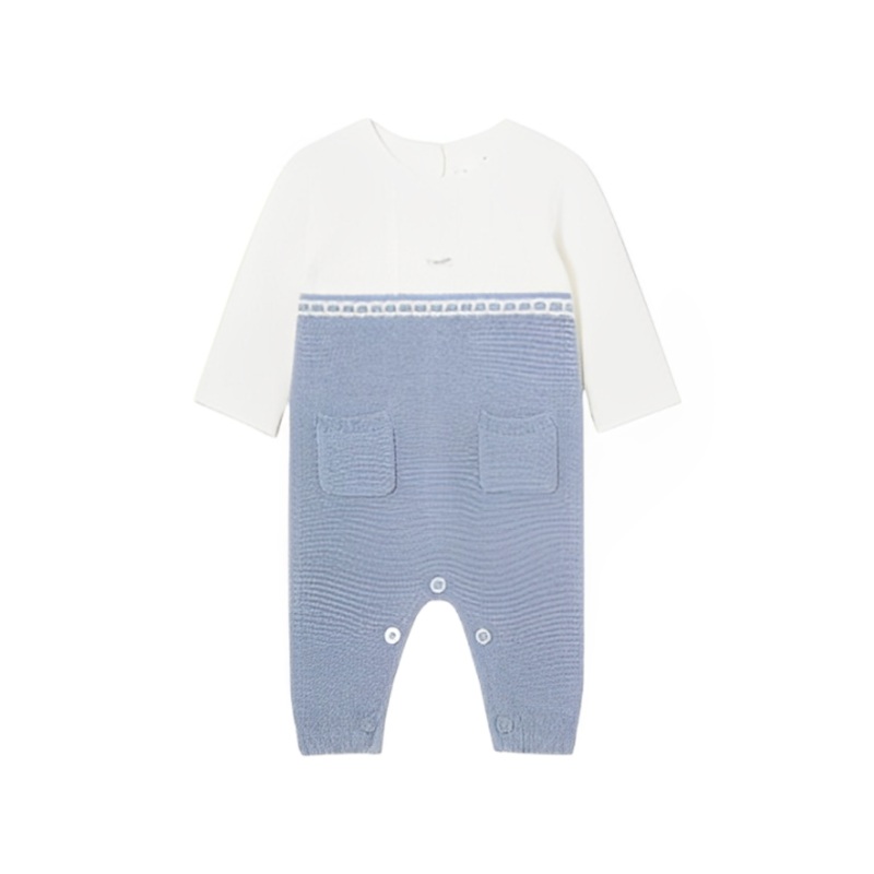 MYL Knit Romper Blue