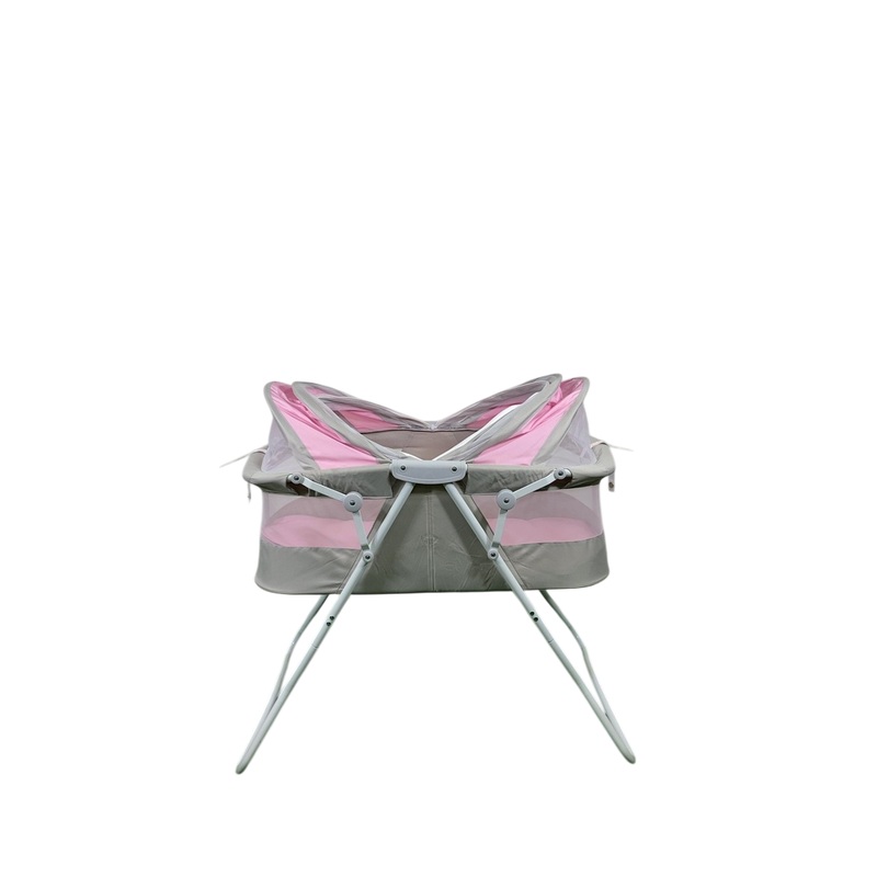 Dream On Me Karley Bassinet, Original, Grey/Pink