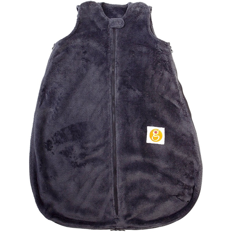 Gunamuna Plush Fleece Sleep Bag, Small – Charcoal