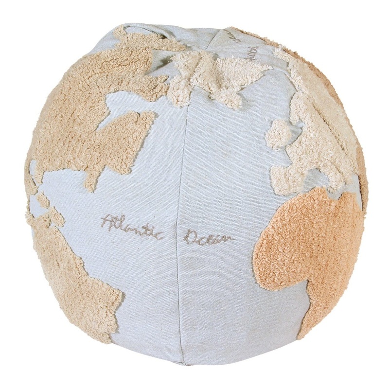 Lorena Canals Pouf – World Map