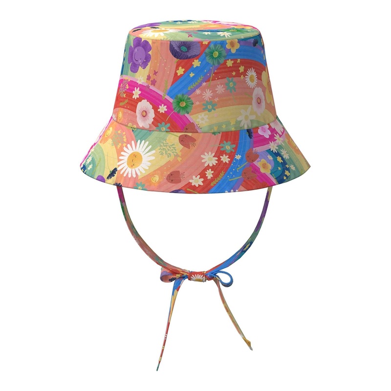 Milktology Rainbow Flowers Bucket Hat