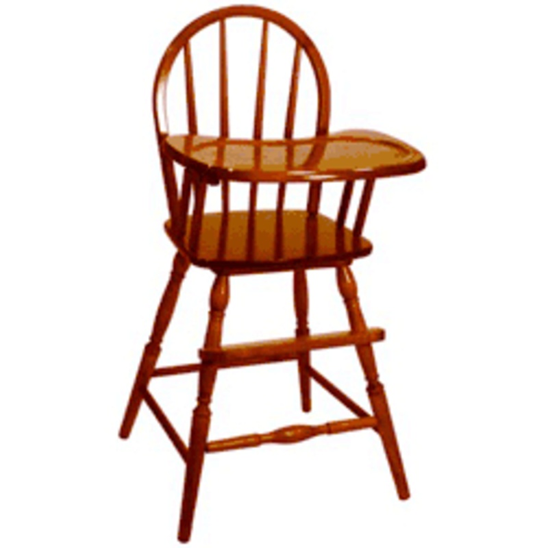 Rochelle Windsor Wooden High Chair in Honey Maple