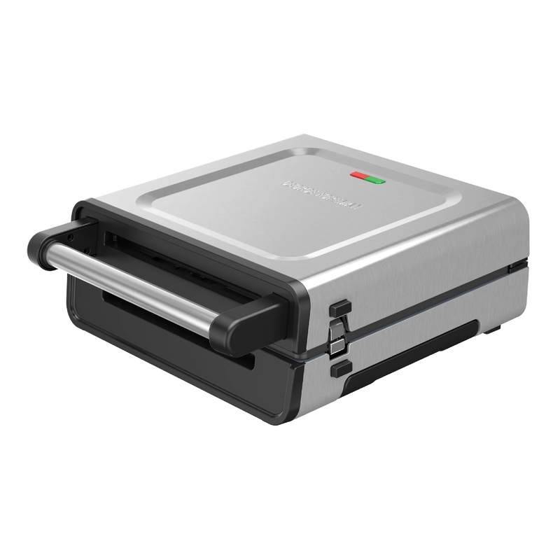 Smokeless Grill – Family Size with Removable Plates and Drip Tray