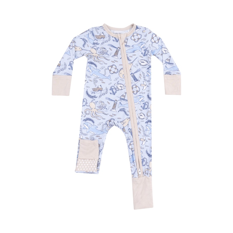 2 Way Zipper Romper – Nautical Notebook