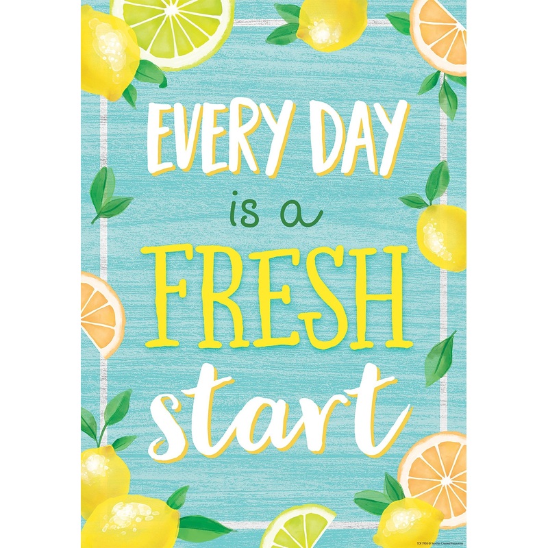 Every Day is a Fresh Start Positive Poster