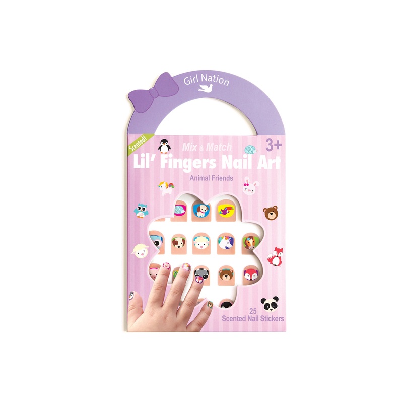 Girl Nation Lil’ Fingers Nail Art – Animal Friends