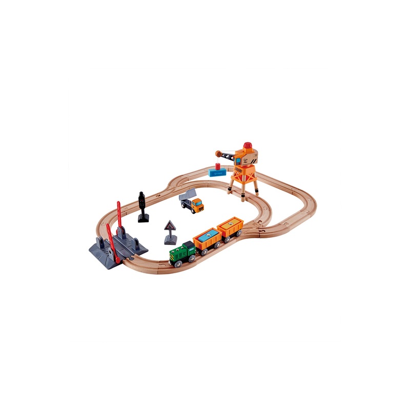 Hape Crossing & Crane Set