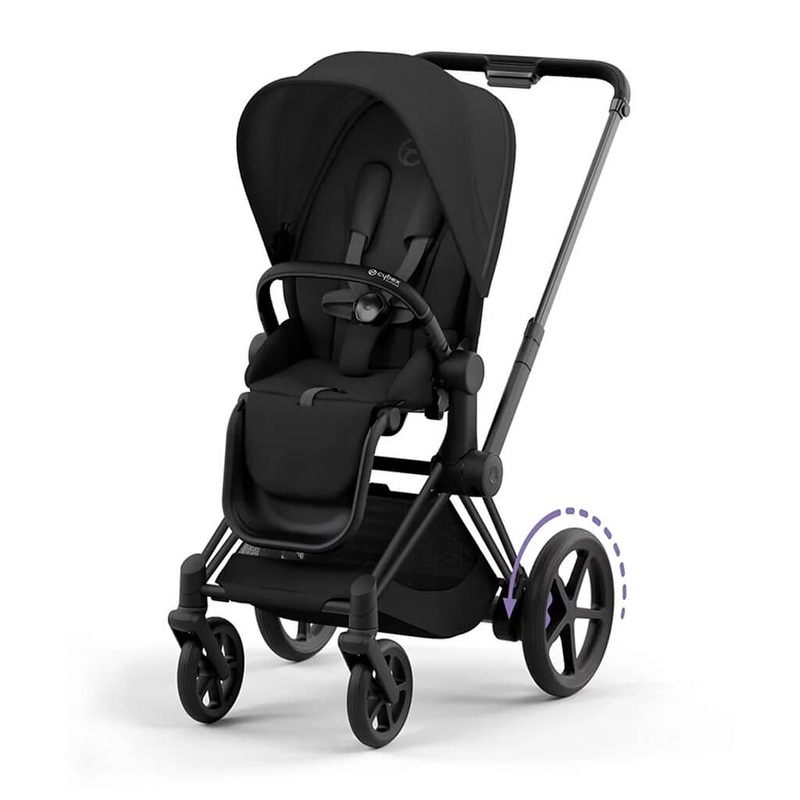 e-Priam 2 Stroller Matte Black