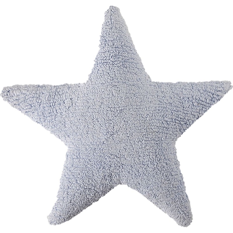 Lorena Canals Star Cushion – Blue (1’9″ x 1’9″)