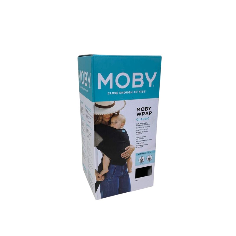 Moby Classic Wrap Baby Carrier, Black