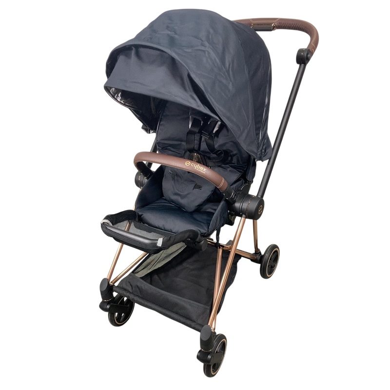 Cybex MIOS Stroller, 2021, Deep Black, Rose Gold