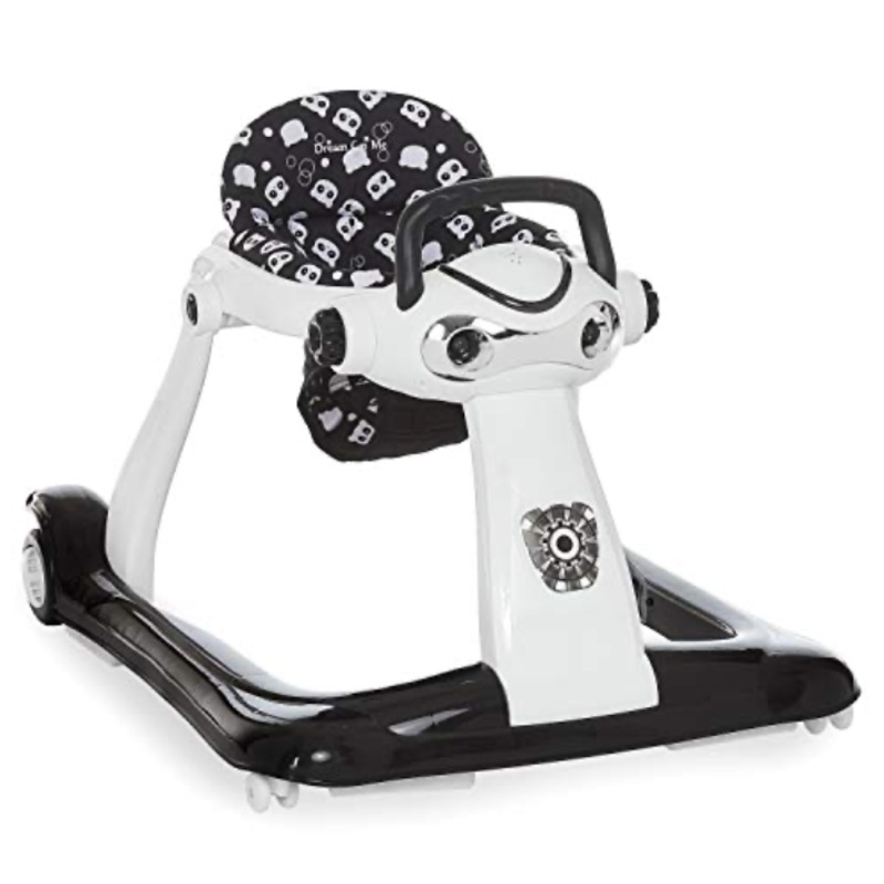 Dream On Me 2-in-1 Charlie Baby Walker, Black