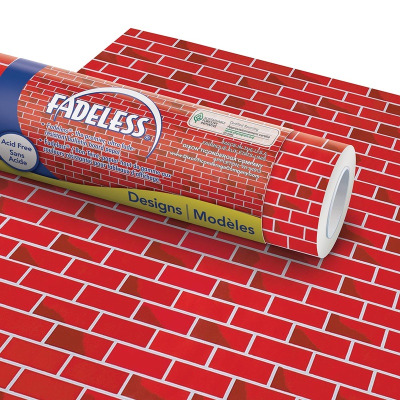 Fadeless Tu-Tone Brick Paper Roll (48″ x 12′)
