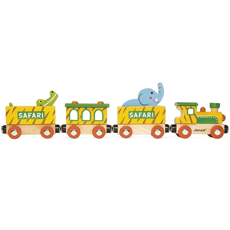 Janod Story Train Safari Train Set