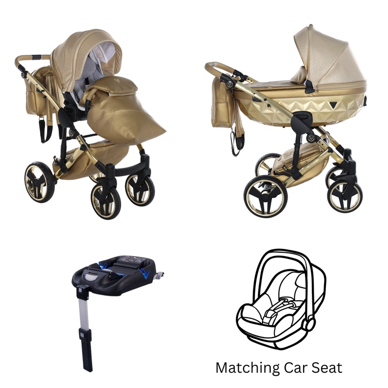 JUNAMA DOLCE GOLD – 4IN1 (INCLUDES CAR SEAT & ISOFIX BASE)