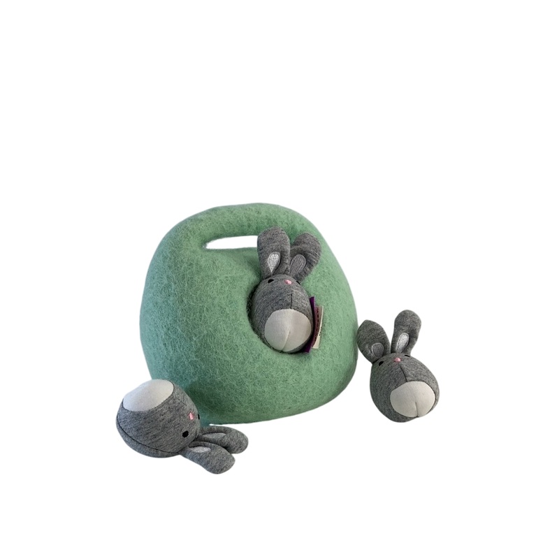Lovevery Bunnies In A Felt Burrow