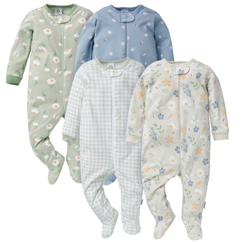 4-Pack Baby Girls Daisy Sleep ‘N Plays