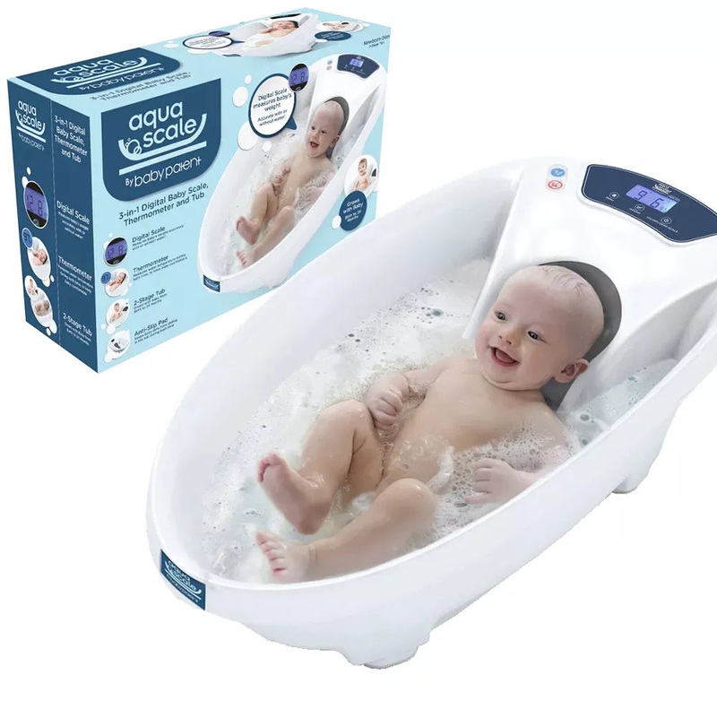 Aqua Scale 3 in 1 Baby Bath – White(See Description)