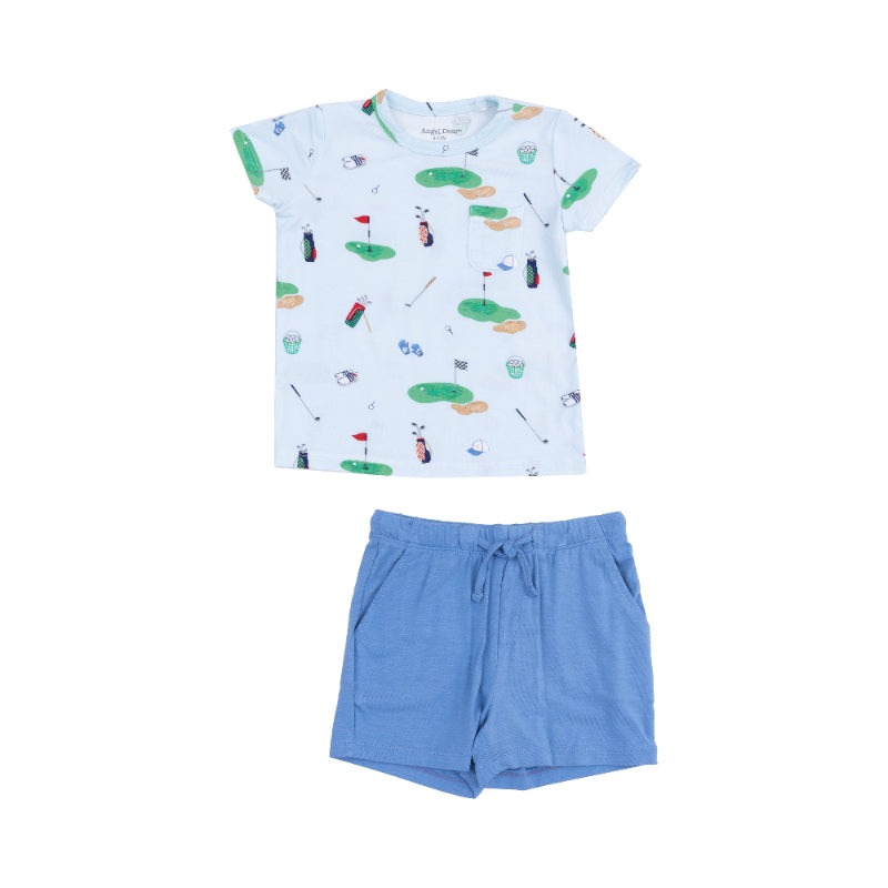 Crew Neck Tee and Short – Golf Things