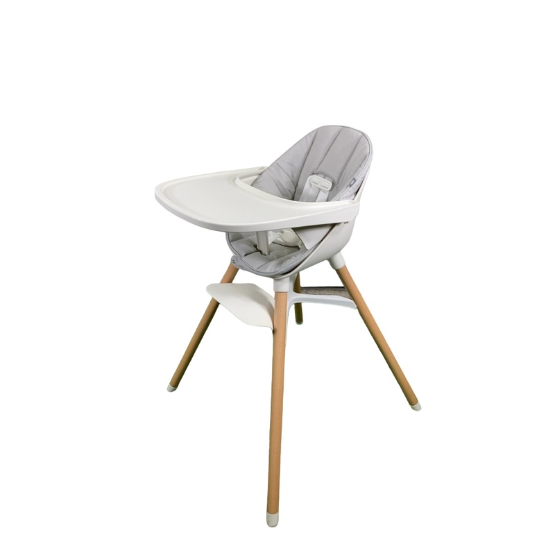 Lalo The Chair with Cushion, Coconut, Grey Multi, Natural