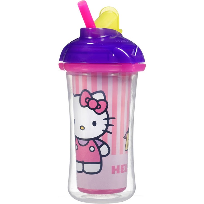 Munchkin Click Lock 9oz Insulated Straw Cup – Hello Kitty (Colors May Vary)