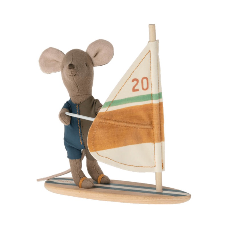 Surfer Little Brother Beach Mouse Doll