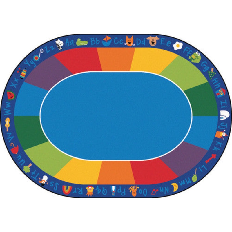 Fun with Phonics Rug, 8’3″ x 11’8″ Oval