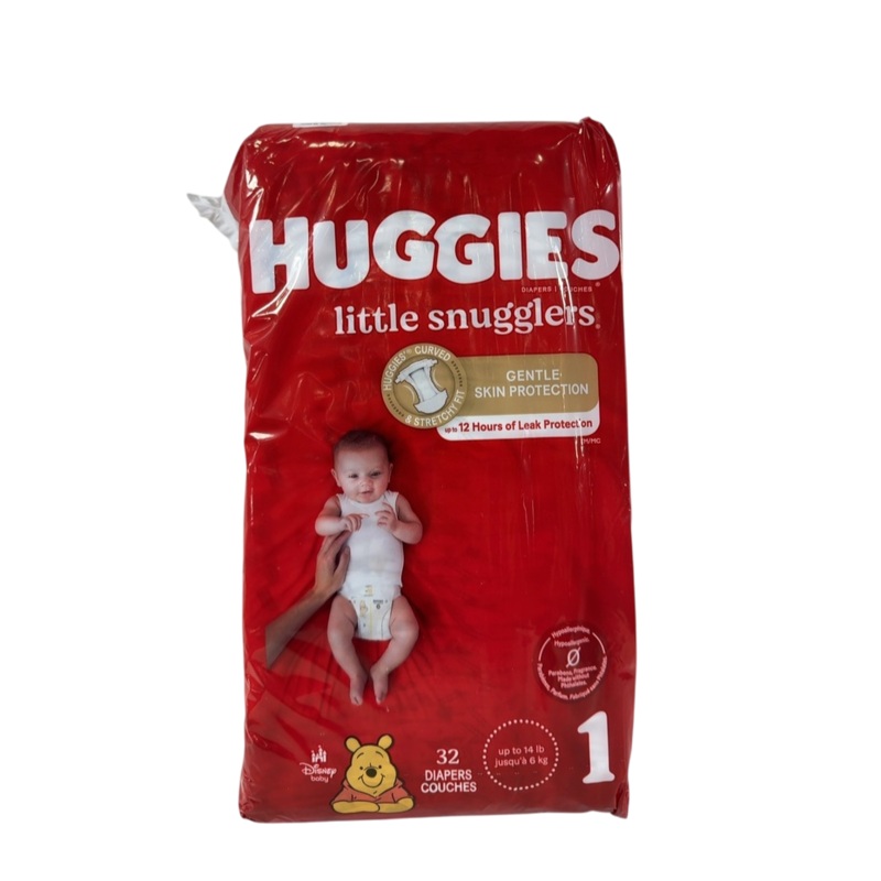 Huggies Little Snugglers, 1, 32 Count