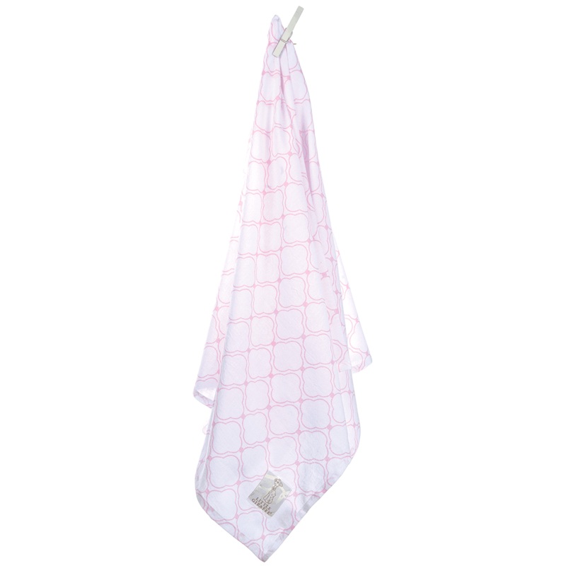 Little Giraffe Swaddle & Shelter Muslin Link Blanket 2 Pack – Pink