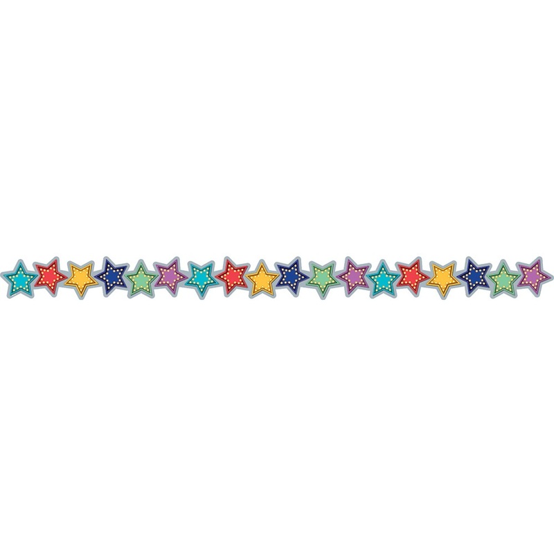 Marquee Stars Die-Cut Border Trim