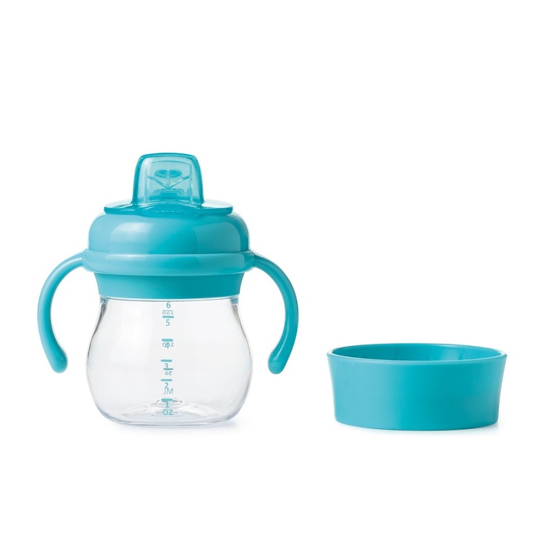 OXO Tot Transitions Soft Spout Sippy Cup Set, 6 oz – Aqua