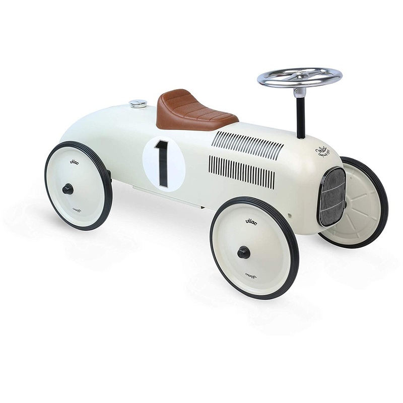 Ride On Vintage Car White