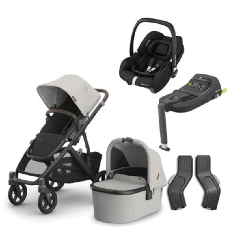 UPPAbaby Vista V3 Pushchair with Cabriofix & Base – Savannah