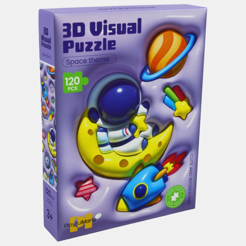 3-D Visual Puzzle – Space Theme
