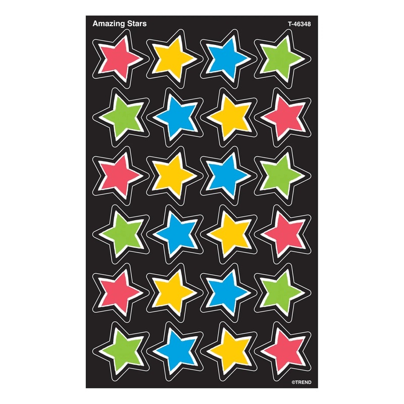 Amazing Stars superShapes Stickers  Large