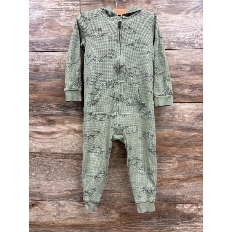 Carter’s Dinosaur Hooded Coverall Green sz 24m Green 24m
