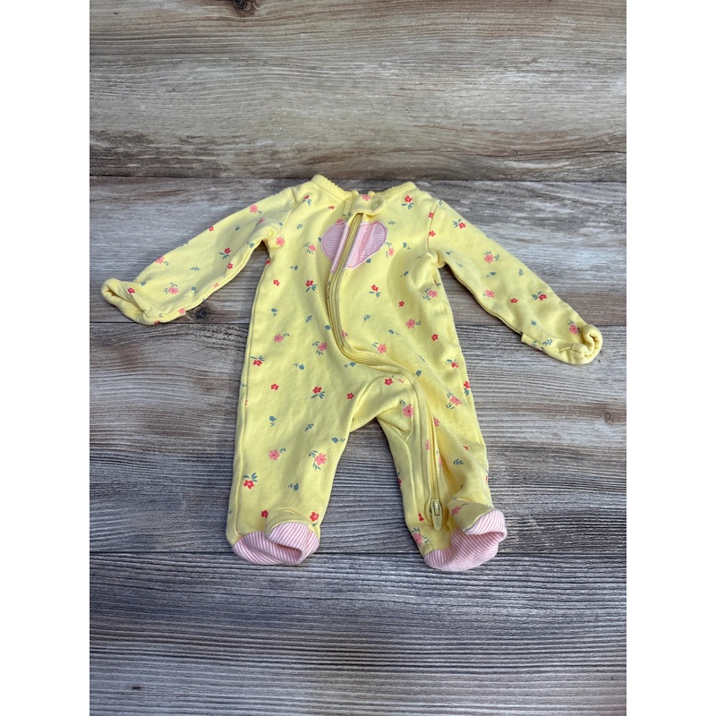 Child Of Mine Floral Sleeper Yellow sz Newborn Yellow Newborn