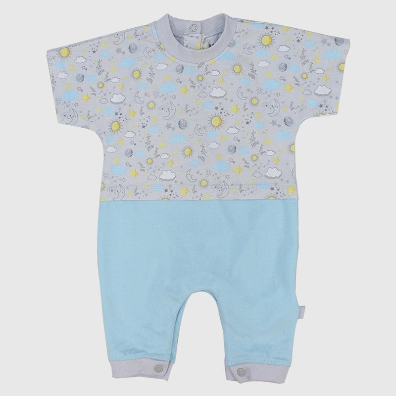 Good Night Sleep Short-Sleeved Footless Onesie