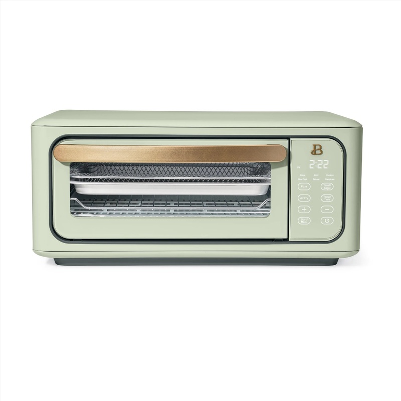 Infrared Air Fry Toaster Oven, 9-Slice, 1800 W, Sage Green