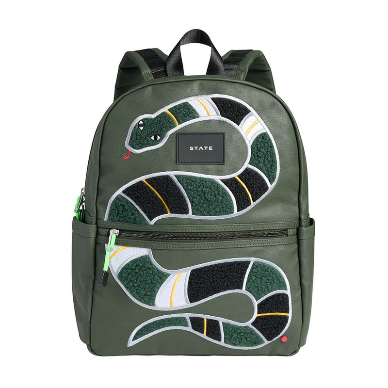 Kane Double Pocket Backpack Fuzzy Snake