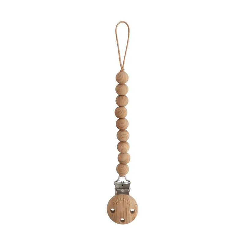 Mushie – Silicone Pacifier Clip – Hera (Select Color)