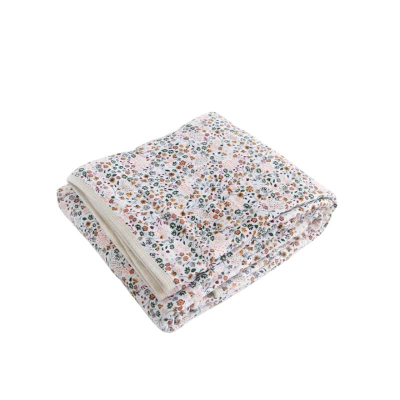 Original Cotton Muslin Quilt – Pressed Petals