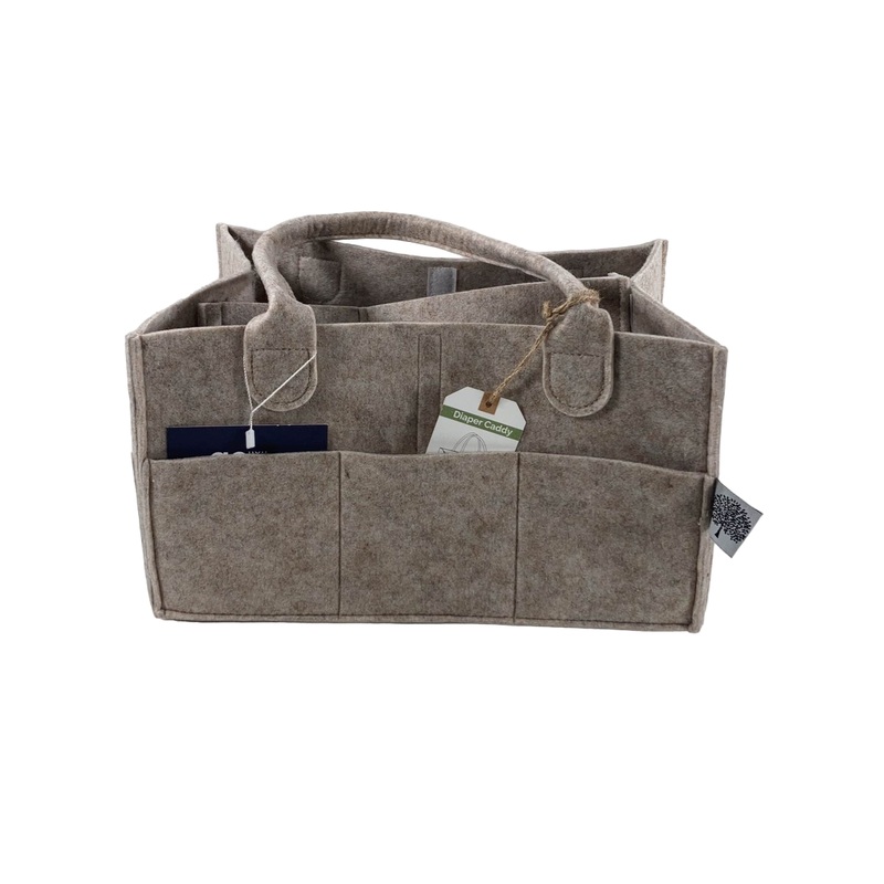 Parker Baby Co. Diaper Caddy, Regular, Oatmeal