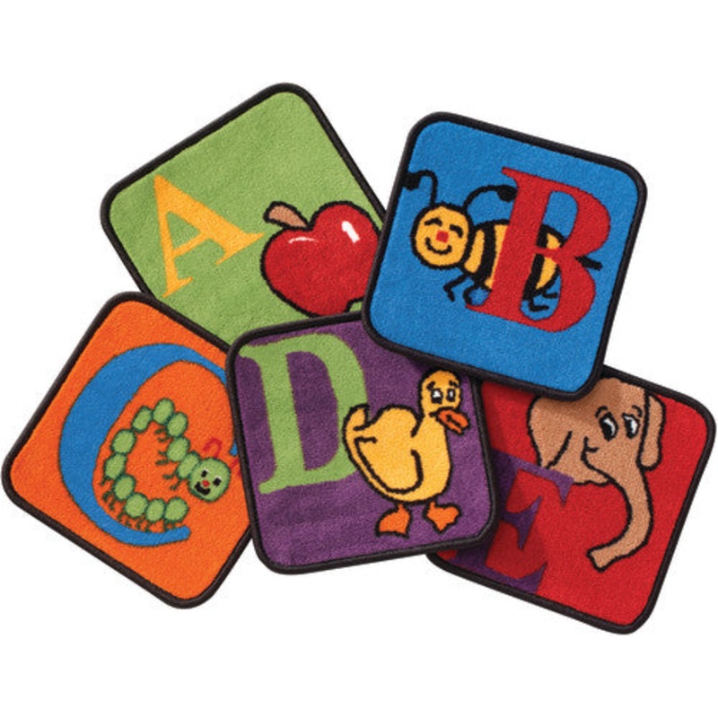 Reading by the Book Carpet Squares, Set of 26