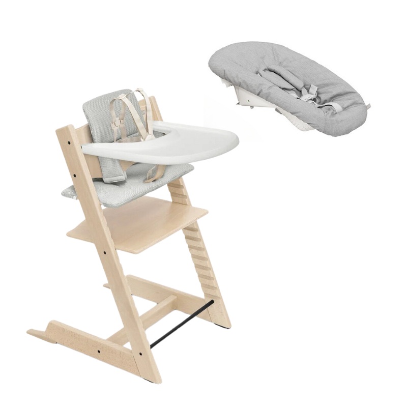 Tripp Trapp High Chair + Newborn Set + Tray